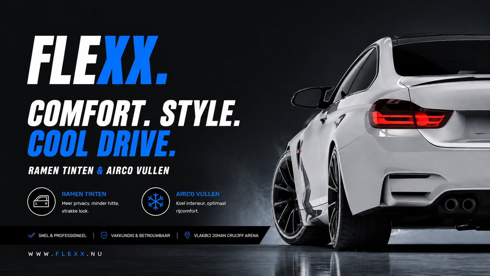 FLEXX ramen tinten airco vullen amsterdam